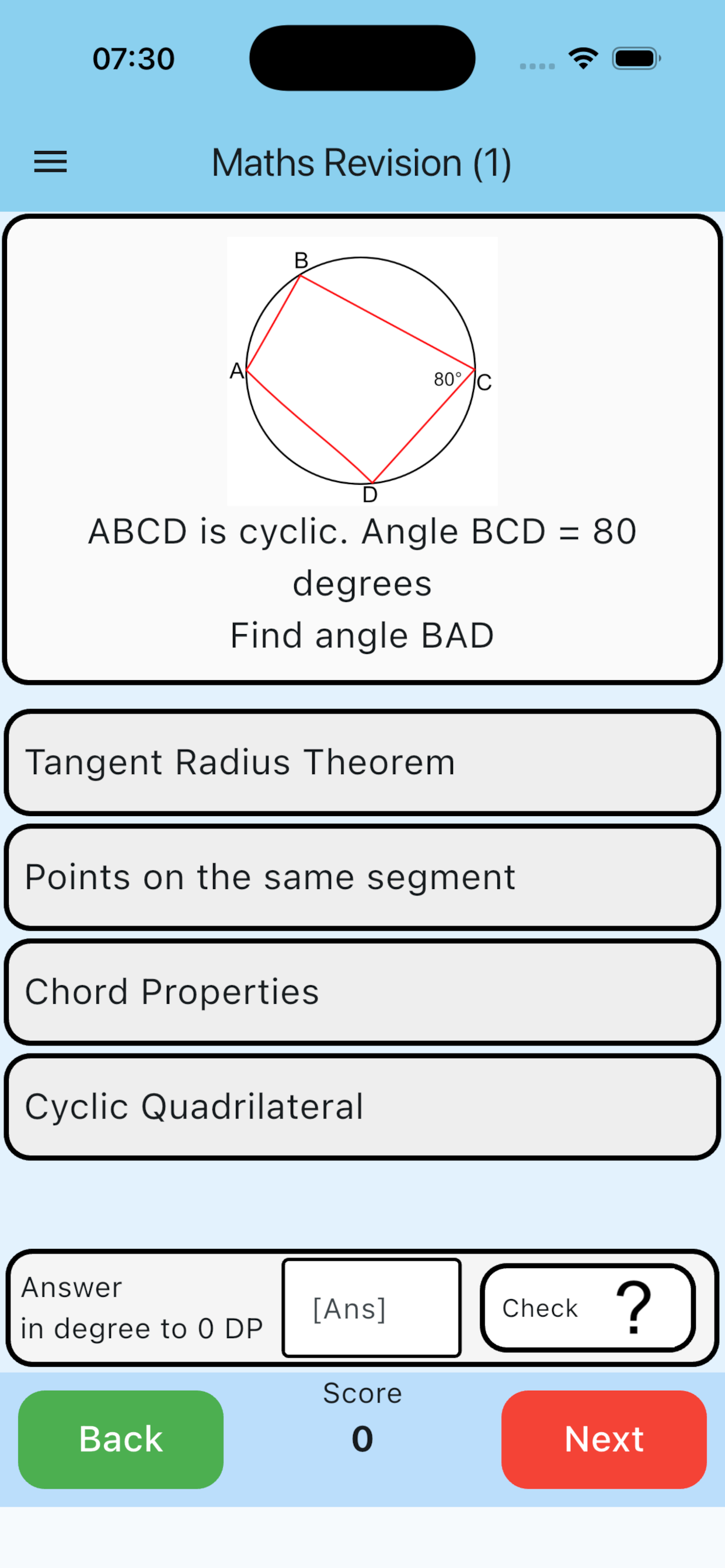 Maths geometry question